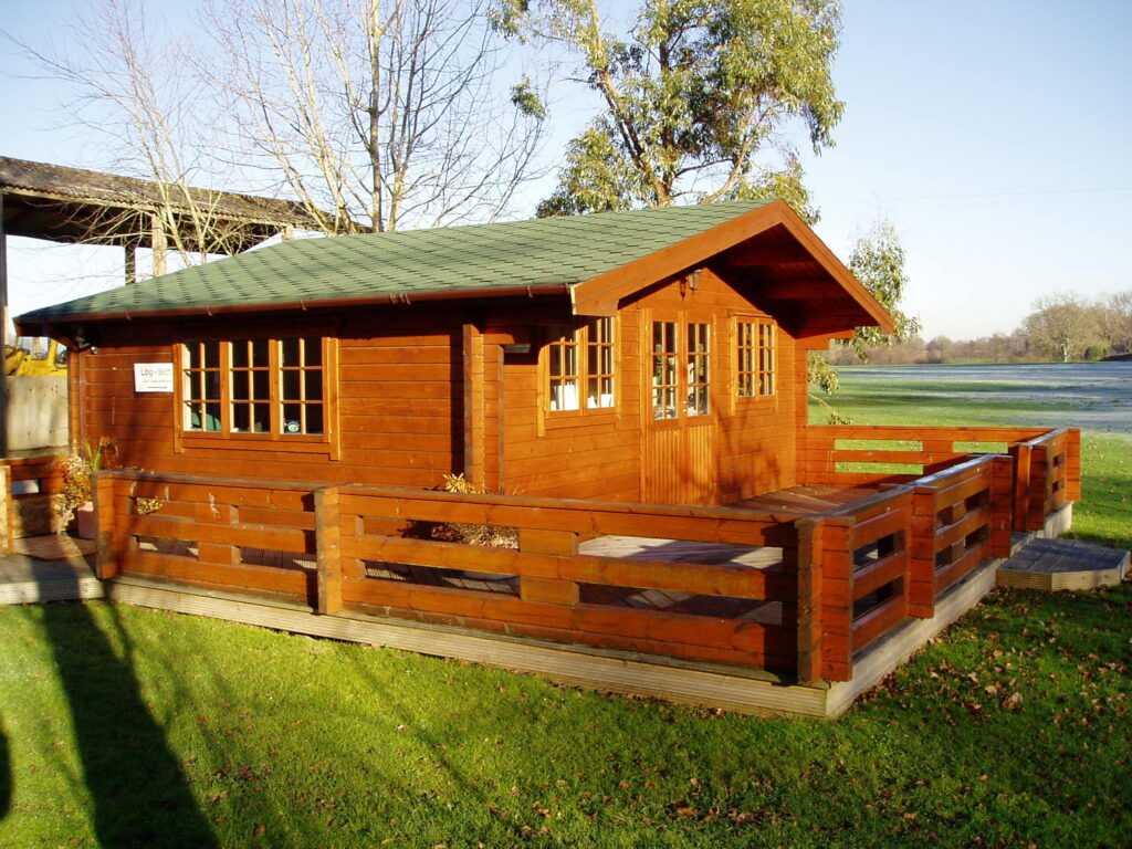 Log cabin as office