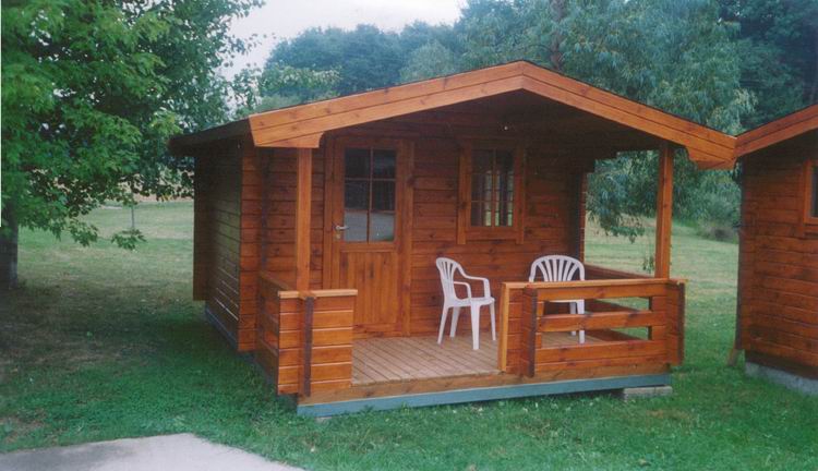 log cabin for garden